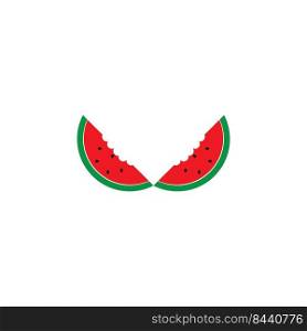 watermelon icon. vector illustration design template.