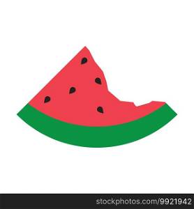 Watermelon icon.vector illustration design template