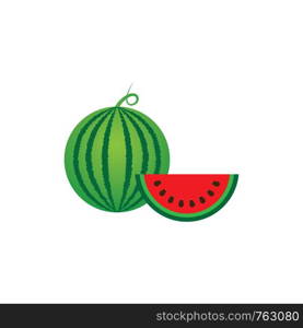 Watermelon logo vector icon template