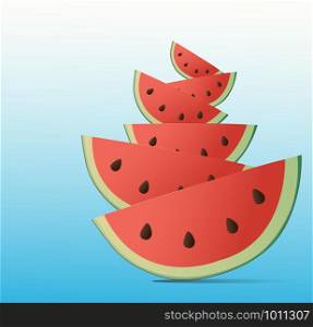watermelon summer background
