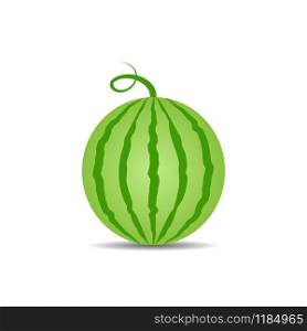 Watermelon vector icon isolated on white background. Watermelon vector icon isolated on white