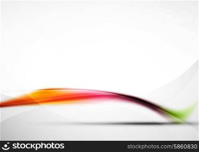 Wave abstract background. Business hi-tech presentation template or advertising layout. Wave red and purple abstract background. Business or hi-tech presentation template or advertising layout