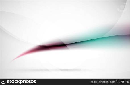 Wave abstract background. Business or hi-tech presentation template or advertising layout. Blue, red, purple colors