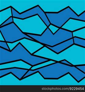 wave abstract background illustration template design