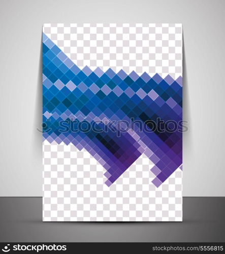 Wave abstract corporate flyer print designWave abstract corporate flyer print design. Vector background