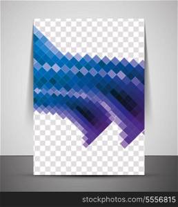 Wave abstract corporate flyer print designWave abstract corporate flyer print design. Vector background