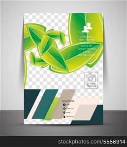 Wave abstract corporate flyer print designWave abstract corporate flyer print design. Vector background