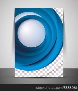 Wave abstract corporate flyer print designWave abstract corporate flyer print design. Vector background