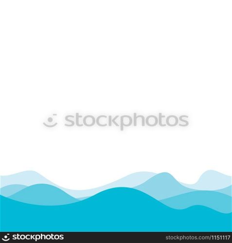 wave background for business template