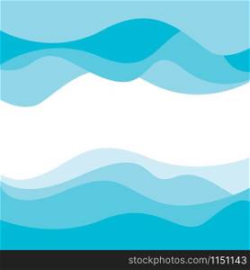 wave background for business template