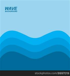 wave background vector illustration design 