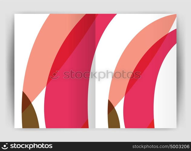 Wave design business brochure or annual report cover. Wave design business brochure or annual report cover. Abstract background