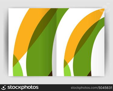 Wave design business brochure or annual report cover. Wave design business brochure or annual report cover. Abstract background