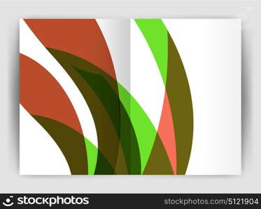 Wave design business brochure or annual report cover. Wave design business brochure or annual report cover. Abstract background