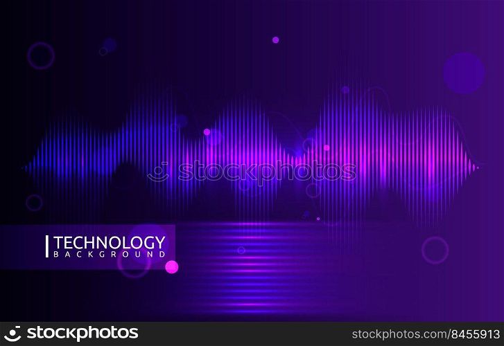 Wave Digital Internet Network Abstract Technology Background