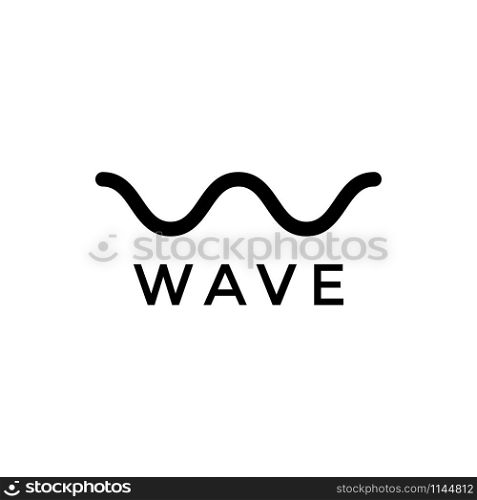 Wave icon design template vector isolated illustration. Wave icon design template vector isolated