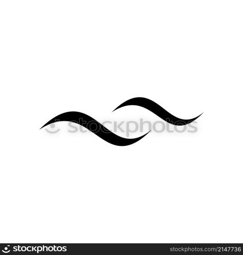 Wave icon vector