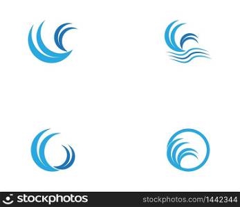 Wave icon vector illustration