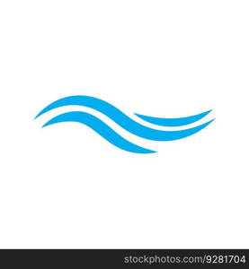 wave icon vector illustration logo design