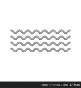 Wave icon vector isolated on white background. Wave icon vector isolated on white
