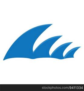 wave icon vector template illustration logo design