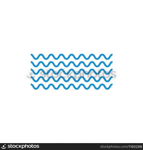 Wave icon vector . Vector abstract background