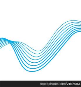 Wave line images illustration design