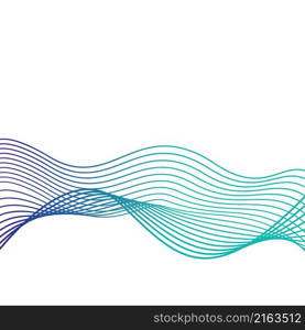 Wave line images illustration design