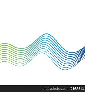 Wave line images illustration design