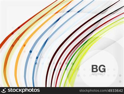 Wave lines abstract background. Wave lines abstract background. Vector template background for workflow layout, diagram, number options or web design
