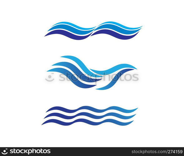 wave logo icon vector