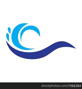wave logo vector