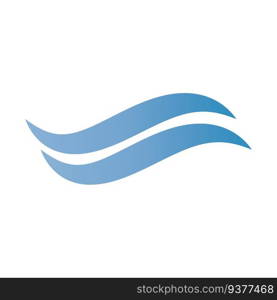 wave logo vector illustration symbol design