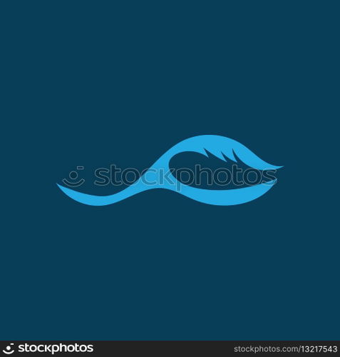 wave ocean logo vector