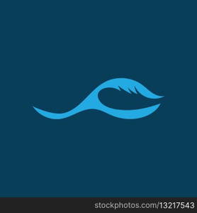 wave ocean logo vector