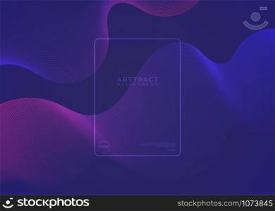 Wave pattern background abstract style modern art design concert music concept. vector illustration