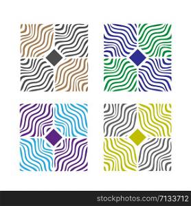 Wave pattern design graphic for floor and wall tile vector.Wavy lines background.Modern wavy lines pattern.Abstract background with wave line