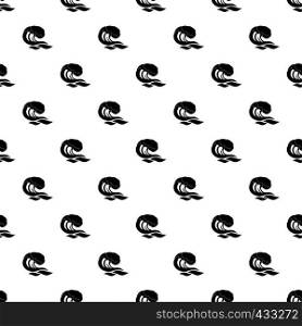 Wave pattern seamless in simple style vector illustration. Wave pattern vector
