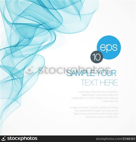 Wave smoke abstract background. Vector illustration EPS10. Smoke wave background. Vector illustration
