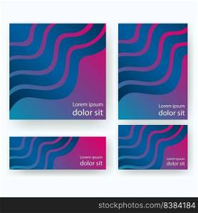wave steel texture pattern brochure template for print