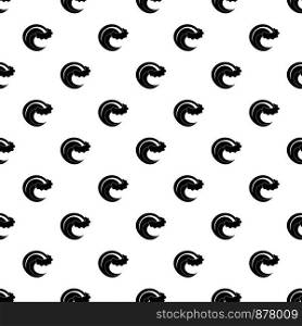 Wave storm pattern seamless vector repeat geometric for any web design. Wave storm pattern seamless vector