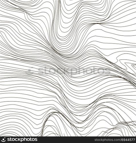 Wave Stripe Background. Grunge Line Textured Pattern. Wave Stripe Background