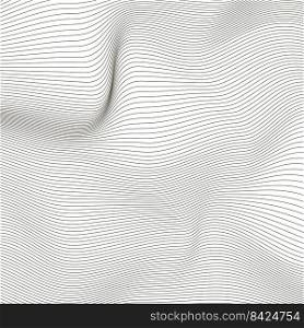 Wave Stripe Background. Grunge Line Textured Pattern.. Wave Stripe Background. Grunge Line Textured Pattern