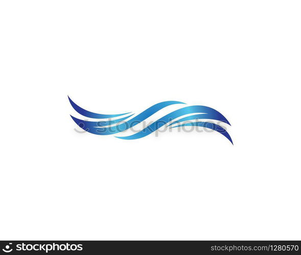 Wave symbol vector icon illustration design