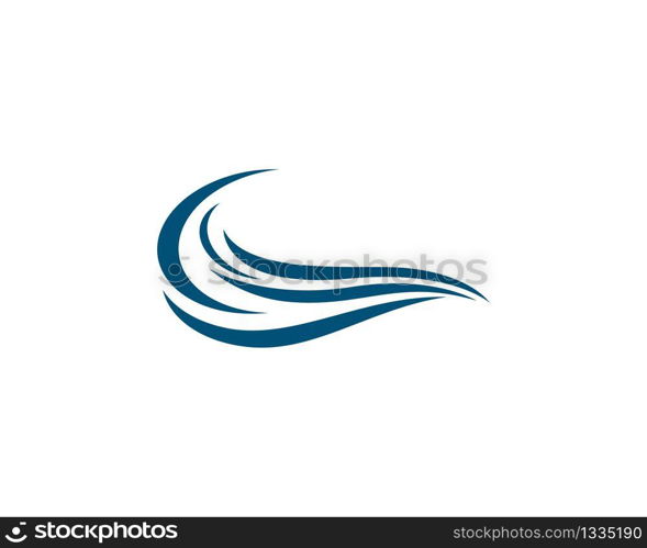 Wave symbol vector icon illustration design