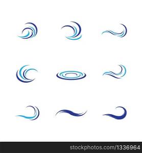 Wave symbol vector icon illustration design