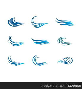 Wave symbol vector icon illustration design