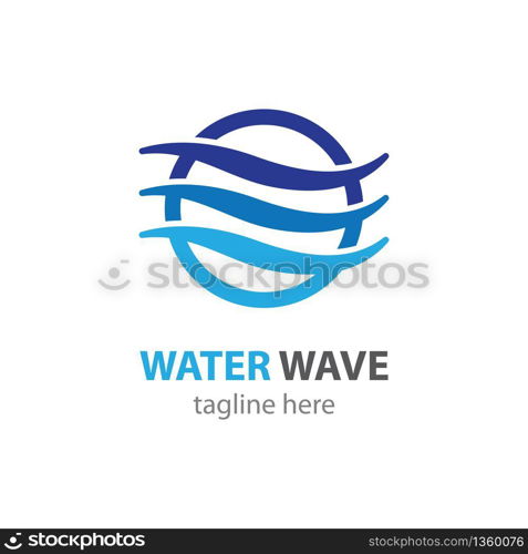 Wave symbol vector icon illustration design