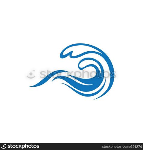 Wave symbol vector icon illustration design