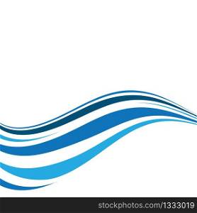 Wave vector icon illustration design